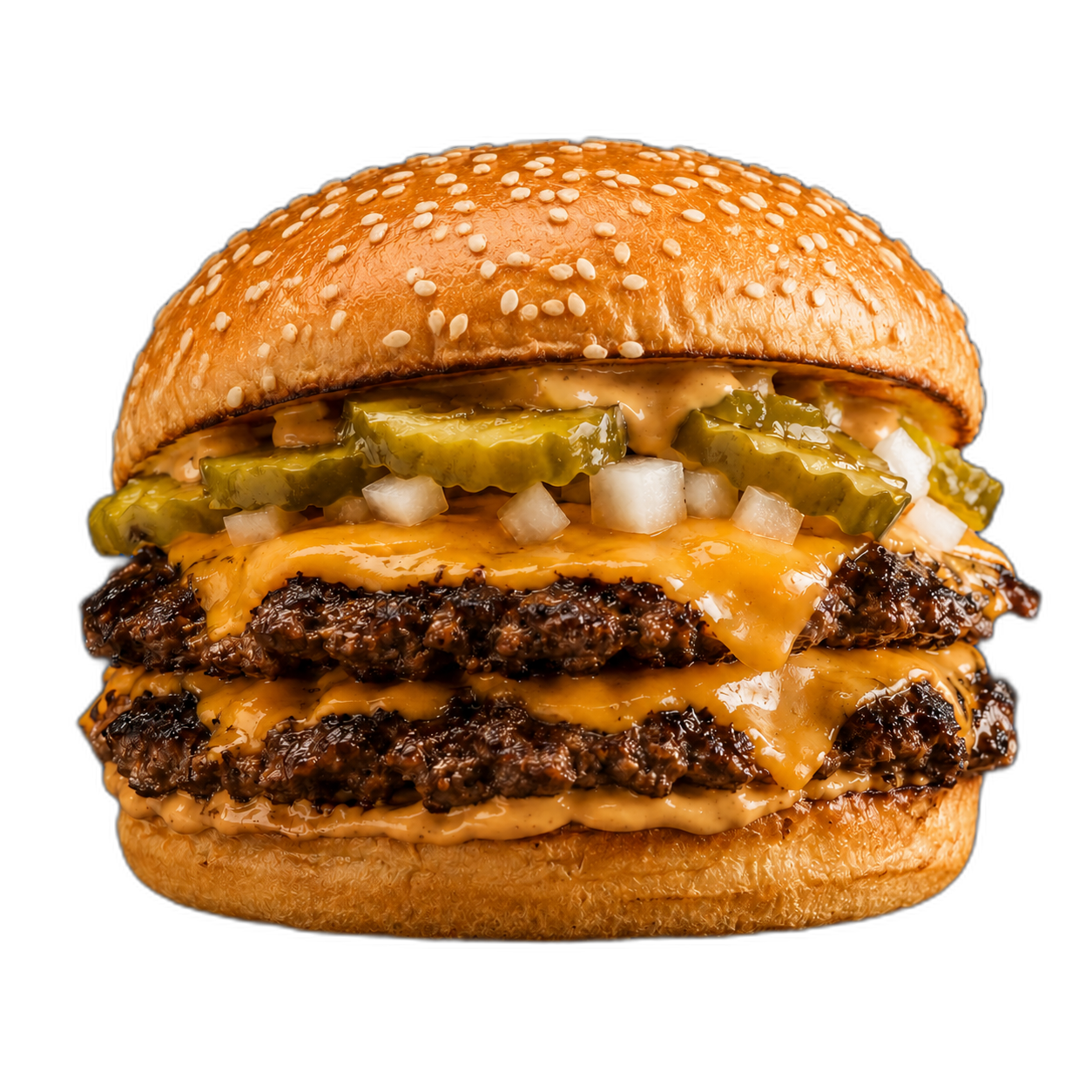 ivys double smash burger