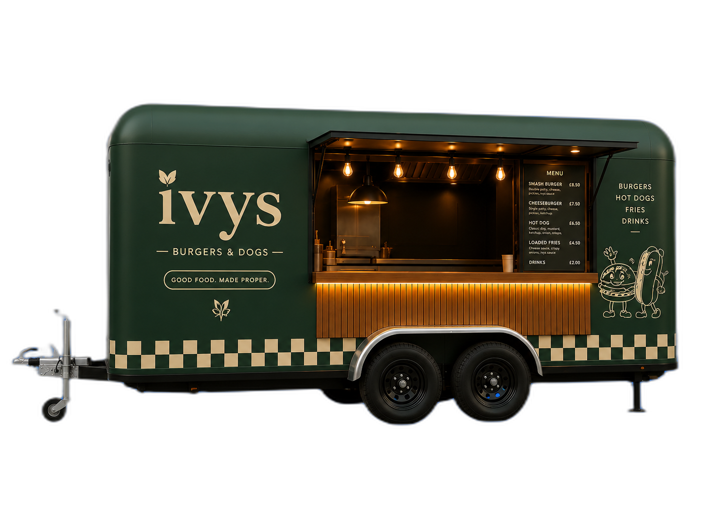 The ivys food trailer